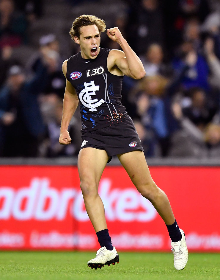 AFL 2017 Round 10 - Carlton v North Melbourne David Cuningham has extended his contract with Carlton - AFL,Carlton,David Cuningham